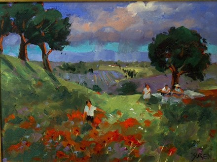 Picnic in the Poppy Field, Boren