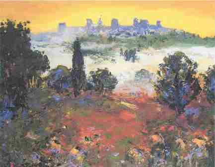 Sunrise Monteriggioni Italy, Boren